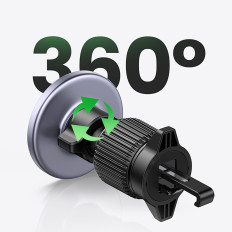 Magnetische autohandvat voor een telefoon voor een blazende grill - zwart