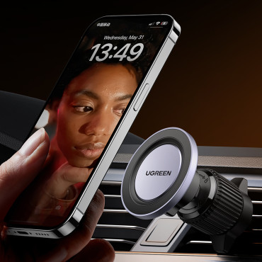 Alça de carro magnético para um telefone para uma churrasqueira de sopro