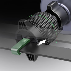 Μαγνητική λαβή αυτοκινήτου για ένα τηλέφωνο για μια ψήσιμο σχάρα - Μαύρο