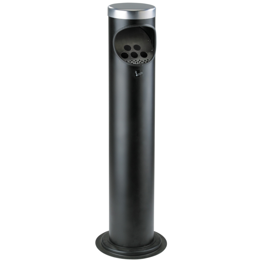 Cinzeiro de pé com um recipiente para resíduos ao ar livre e dentro da altura 104cm Cinzeiro de pé com um recipiente para resíduos ao ar livre e dentro da altura 104cm