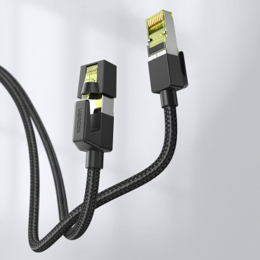Kabelkabel Patchcord Ethernet RJ45 CAT 7 10 Gbps 5m - Svart