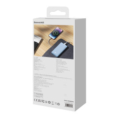 Powerbank 10000mah Airpow Hurtig opladning 20W - Blå