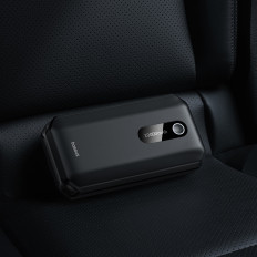 3in1 įkrovos įrenginio automobilio šuolio starteris PowerBank 10000MAH LED žibintuvėlis - juoda
