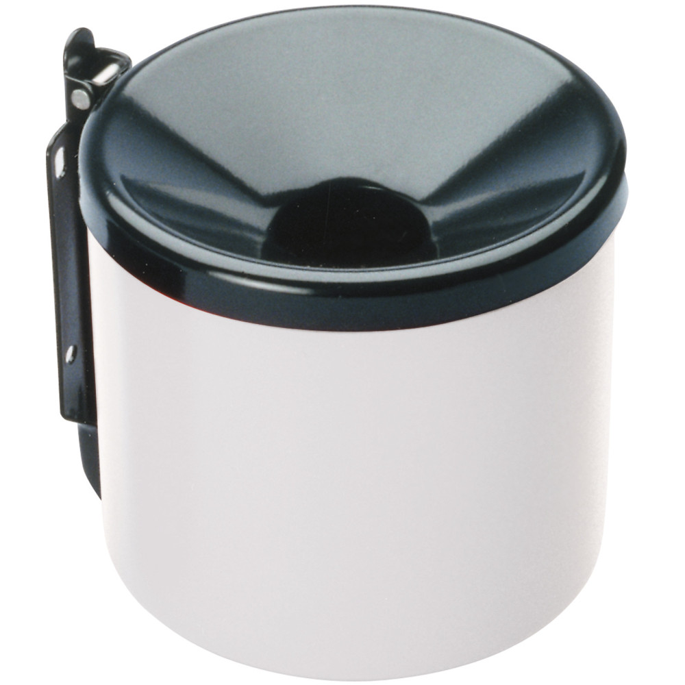 Cinzeiro auto-extinguível dentro e fora branco qua. 9cm Cinzeiro auto-extinguível dentro e fora branco qua. 9cm