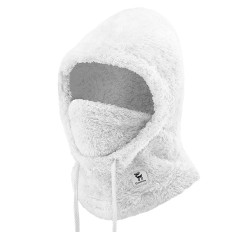 Skidbalaclava Qunature Arctic sammetstorlek m - vit