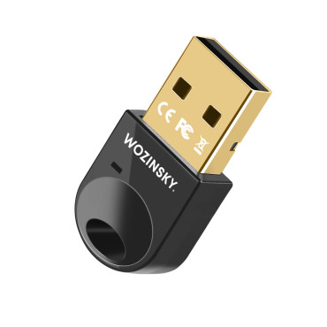 Mini adapter mottaker Bluetooth-sender 5.4 USB til datamaskin - Svart
