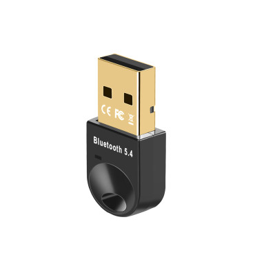 Mini Adapter Receiver Bluetooth-sändare 5.4 USB till dator - Svart