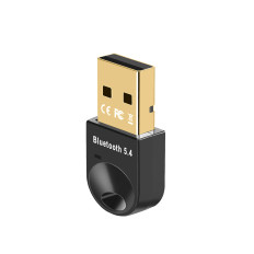 Mini adapter mottaker Bluetooth-sender 5.4 USB til datamaskin - Svart