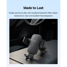 Κάτοχος αυτοκινήτου για βαρυτικό τηλέφωνο Επεξεργασία μεταλλικών ηλικίας 3 - Μαύρο