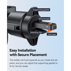 Vozitelj automobila za gravitacijsku telefonsku dobi 3 - crna