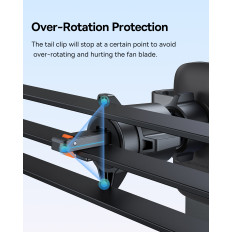 Κάτοχος αυτοκινήτου για βαρυτικό τηλέφωνο Επεξεργασία μεταλλικών ηλικίας 3 - Μαύρο