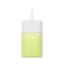 Powerbank Papel 5200mAh 20w com relâmpagos 60W / 20V / 3A / 30cm - cabo branco e verde
