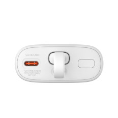 PowerBank Popsicle 5200Mah 20W z strelo 60W / 20V / 3A / 30cm - beli in zeleni kabel