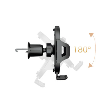 Smartphone handle F2 + checkered clamping-black