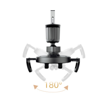 Smartphone Håndtag F2 + Rectered Clamping - Sort