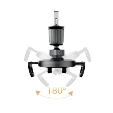 Smartphone rankena F2 + Checkered Clamping - Juoda