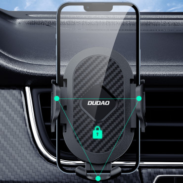 Smartphone handle F2 + checkered clamping-black