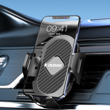 Smartphone ročaj F2 + Checkered vpenjalni vpenjalnik - črna