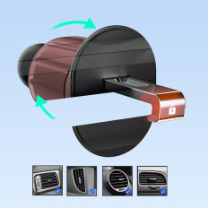 Smartphone Håndtag F2 + Rectered Clamping - Sort