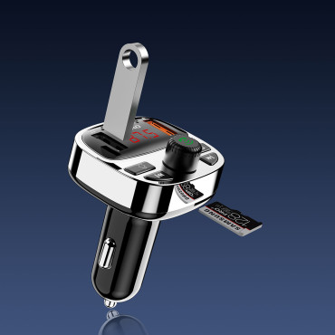 R2PRO + Auto-zender met PD 25W Bluetooth 5.3 RGB - Zwart en Zilver