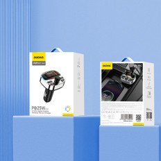 R2PRO + Autóadó PD 25W Bluetooth 5.3 RGB - fekete és ezüst