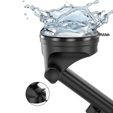 Gravity Handhendel op smartphone F5N + met zuignap voor cockpitglas - zwart