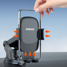 Maniglia di gravità su smartphone F5n + con ventosa per vetro cockpit - nero