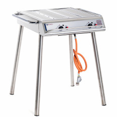 Profesjonell gassgrill Xantos 2 Grates 10kW - Hendi 148624