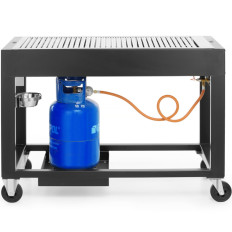 Mobiilne grill gaasi inferto rest 110 x 50 cm 10kw - Hendi 700044