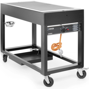 Mobil Grill Gas Inferno Grate 110 x 50cm 10kW - Hendi 700044