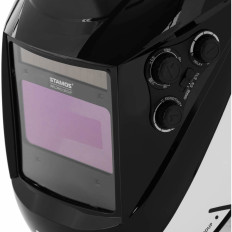 Masque de soudage automatique avec la fonction de broyage d'un champ de base X coloré