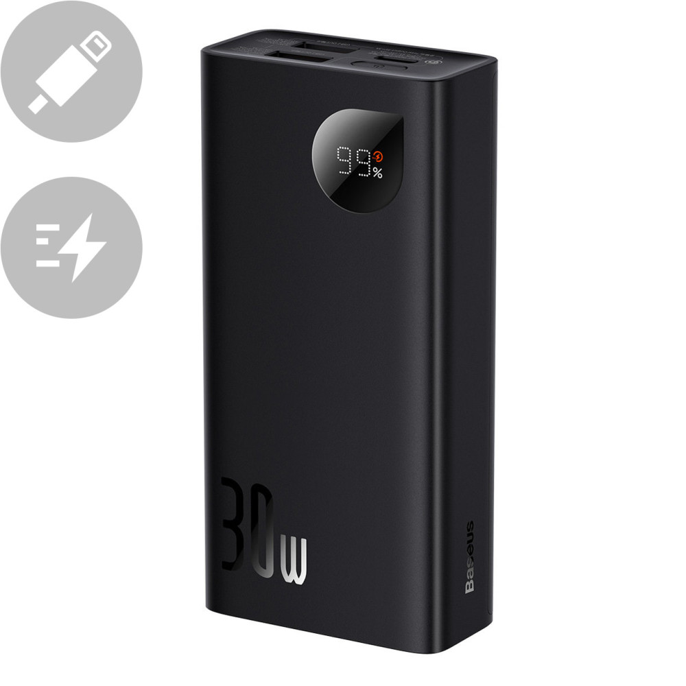 Adaman2 PowerBank ar 100mAh 2xusb USB-C Overseasd Edition displejs