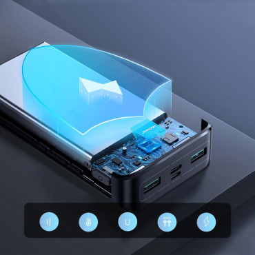 Powerbank 20000MAH 22.5W PD QC3.0 AFC Musta