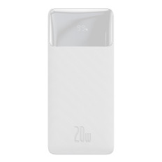 Telpas PowerBank ar ātru iekraušanu 30000mah USB-CABLE MIKROUS 0.25m Balta
