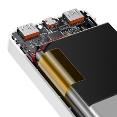 Telpas PowerBank ar ātru iekraušanu 30000mah USB-CABLE MIKROUS 0.25m Balta