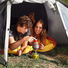 Turizmo srauto rankogaliai su filtru + turizmo puodeliu 150ml