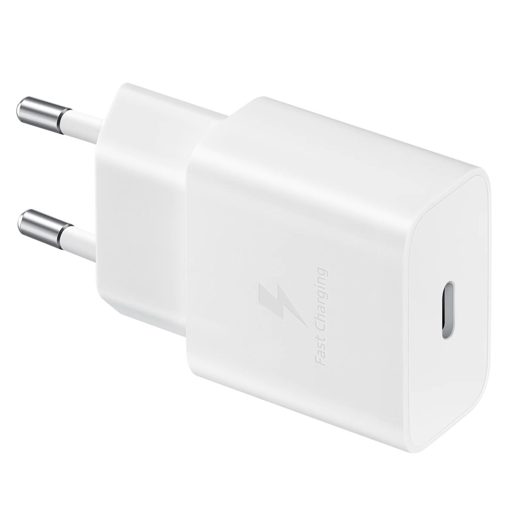 USB-C 15W PD AFC White lādētājs