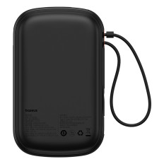 PowerBank QPOW PRO + 20000MAH s USB-C káblom a displejom - čierna