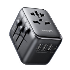Laddare Reseadapter Universal 17W EU / US / UK / JP / AU / CN - Svart