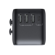 Putnički adapter Universal 17W EU / US / UK / JP / au / cn - crno