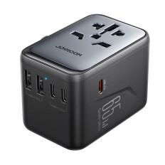 CHARGER Travel Adapter Universal 65W EU / US / JP / AU / UK / KN - čierna
