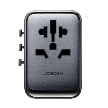 CHARGER Travel Adapter Universal 65W EU / US / JP / AU / UK / KN - čierna