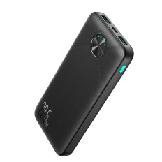 Powerbank 10000mAh USB-C USB-A 22,5W SCP QC PD - Preto