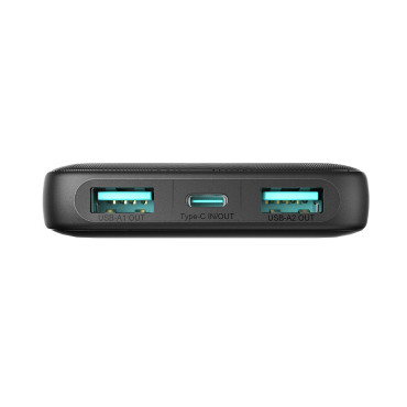 Powerbank 10000mAh USB-C USB-A 22,5W SCP QC PD - Preto