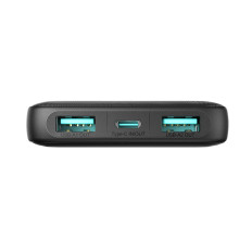 Powerbank 10000mAh USB-C USB-A 22,5W SCP QC PD - Preto