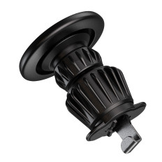 Magnetische autohouder voor een geruite telefoon - zwart