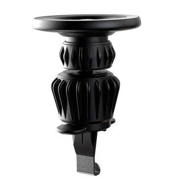 Magnetische autohouder voor een geruite telefoon - zwart