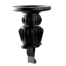Magnetische autohouder voor een geruite telefoon - zwart