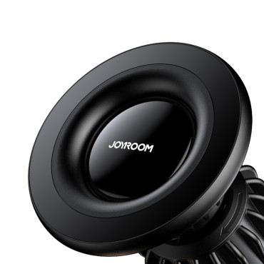 Magnetische autohouder voor een geruite telefoon - zwart