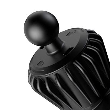 Porte-voiture magnétique pour un téléphone à damier - Noir